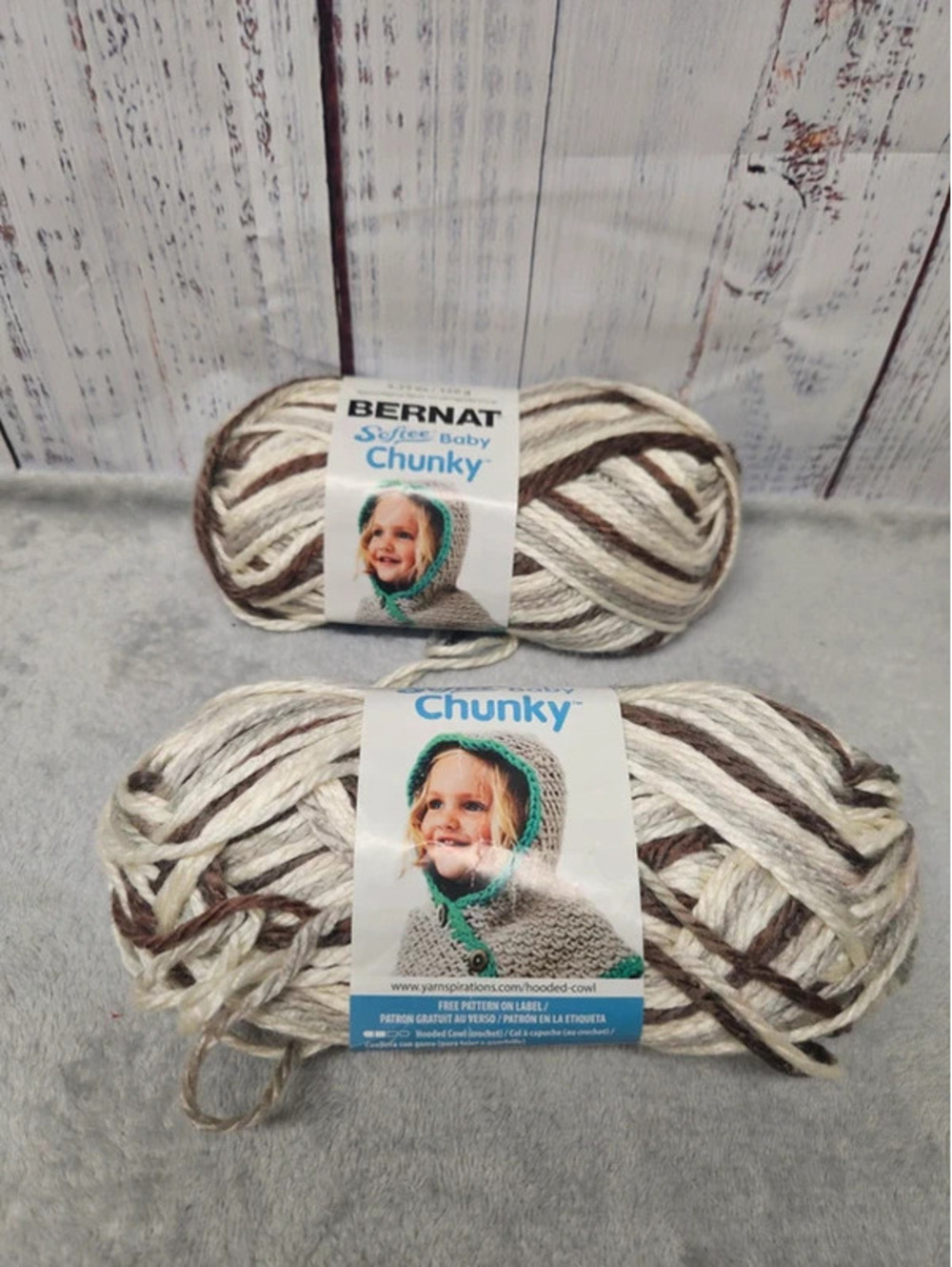 Bernat Softee Baby Chunky Yarn Beach Baby Variegate 2 Skeins